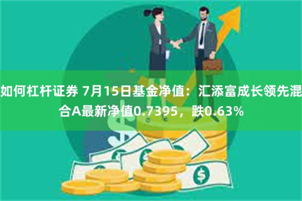 如何杠杆证券 7月15日基金净值：汇添富成长领先混合A最新净值0.7395，跌0.63%