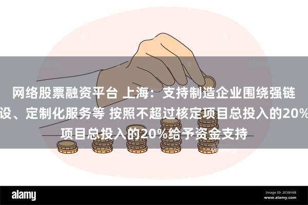 网络股票融资平台 上海：支持制造企业围绕强链补链、生态建设、定制化服务等 按照不超过核定项目总投入的20%给予资金支持