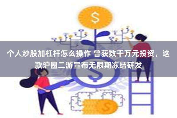 个人炒股加杠杆怎么操作 曾获数千万元投资，这款沪圈二游宣布无限期冻结研发