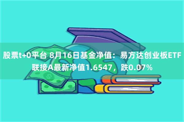 股票t+0平台 8月16日基金净值：易方达创业板ETF联接A最新净值1.6547，跌0.07%