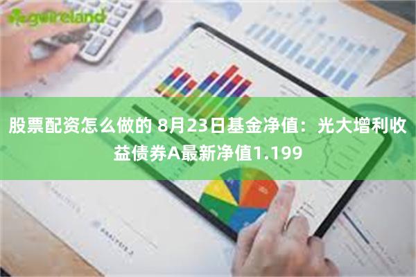 股票配资怎么做的 8月23日基金净值：光大增利收益债券A最新净值1.199