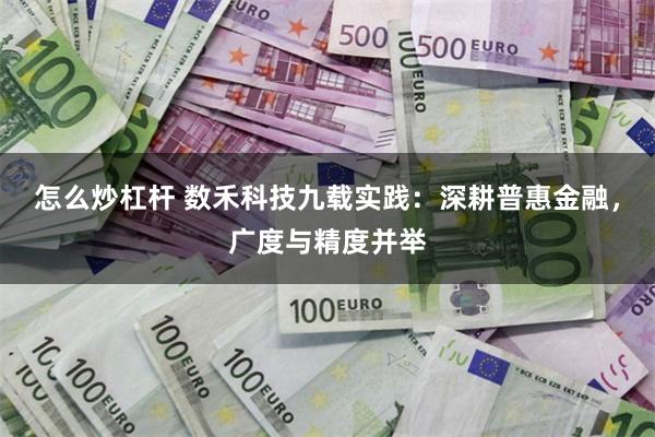 怎么炒杠杆 数禾科技九载实践：深耕普惠金融，广度与精度并举