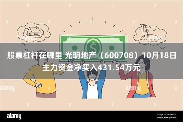 股票杠杆在哪里 光明地产（600708）10月18日主力资金净买入431.54万元