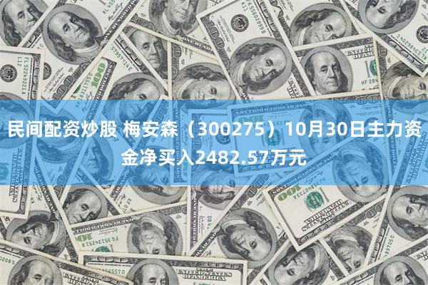 民间配资炒股 梅安森（300275）10月30日主力资金净买入2482.57万元