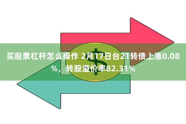 买股票杠杆怎么操作 2月17日台21转债上涨0.08%，转股溢价率82.31%