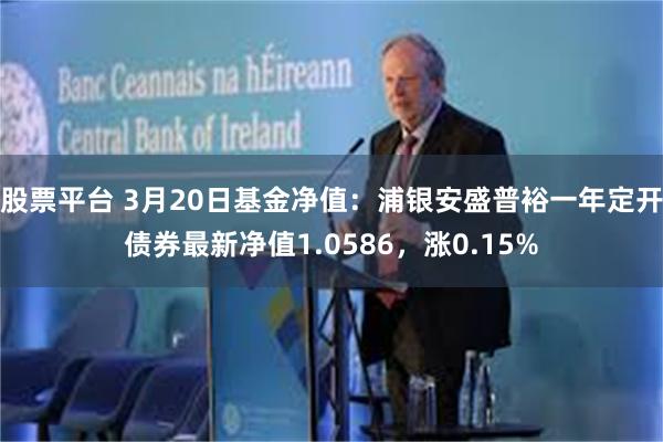 股票平台 3月20日基金净值：浦银安盛普裕一年定开债券最新净值1.0586，涨0.15%